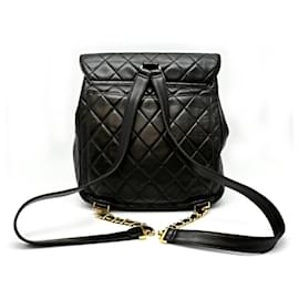 Chanel-Chanel Matelasse Backpack-Black