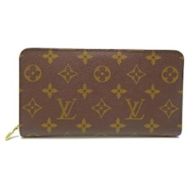 Louis Vuitton-Louis Vuitton Monogram Long Wallet-Brown,Monogram
