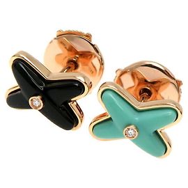 Orecchini a perno Giochi di Legami di Chaumet Rosa