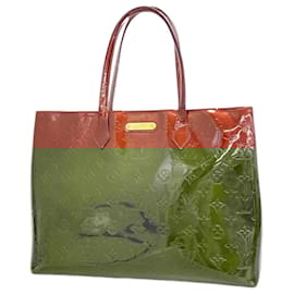 Louis Vuitton-Louis Vuitton Tote Bag Vernis Wilshire MM M91646-Red