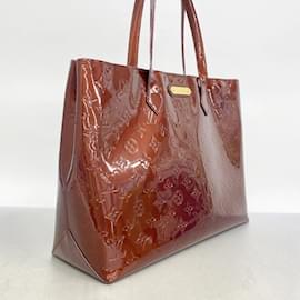 Louis Vuitton-Louis Vuitton Tote Bag Vernis Wilshire MM M91646-Red