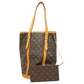 Louis Vuitton-Louis Vuitton Monogram Bucket Tote Bag-Brown