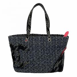 Chanel-Chanel Cambon Tweed Multi-color Tote Bag-Multiple colors