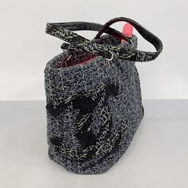 Chanel-Chanel Cambon Tweed Multi-color Tote Bag-Multiple colors