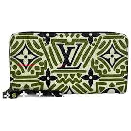Louis Vuitton-Louis Vuitton Long Wallet LV Crafty Zippy M69436-Red,Cream