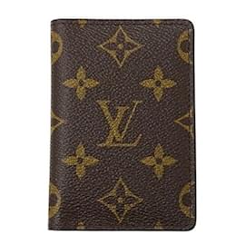 Louis Vuitton-Louis Vuitton Monogram Card Case-Brown,Monogram