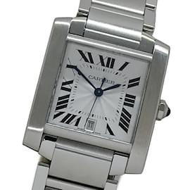 Cartier-Cartier Men's Watch Tank Francaise LM Date Automatic-Other