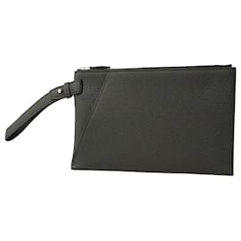 Hermès-Hermes Clutch Bag Cabas Vertige 24-Black