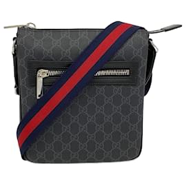 Gucci-Bolsa de Ombro Gucci GG Supreme-Preto,Vermelho,Azul marinho