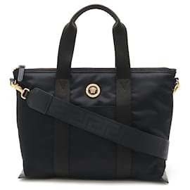 Versace-Versace Medusa Tote Bag-Black