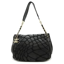 Chanel-Chanel Coco Mark Chain Shoulder Bag-Black