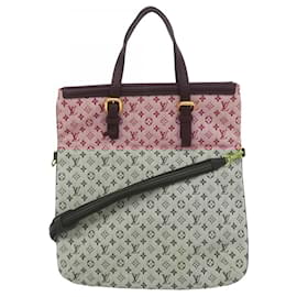 Louis Vuitton-Louis Vuitton Monogram Mini Francoise Tote Bag-Fuschia