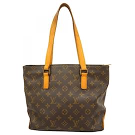 Louis Vuitton-Louis Vuitton Monogram Cabas Piano Tote Bag-Brown