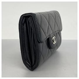 Chanel-Chanel Black Lambskin Card Case-Black
