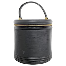 Louis Vuitton-Louis Vuitton Epi Cannes Handbag in Noir-Black