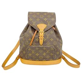 Louis Vuitton-Louis Vuitton Monogram Montsouris MM Backpack-Brown