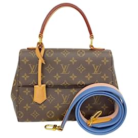 Louis Vuitton-Louis Vuitton Monogram Cluny BB Handbag-Blue