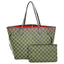 Louis Vuitton-Louis Vuitton Damier Neverfull MM Tote Bag-Damier ebene
