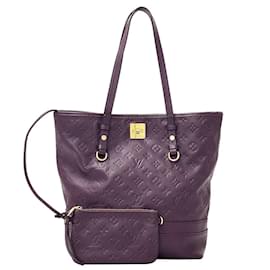 Louis Vuitton-Louis Vuitton Monogram Empreinte Tote Bag-Other,Purple
