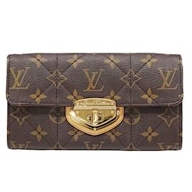 Louis Vuitton-Louis Vuitton Long Monogram Wallet-Brown,Monogram