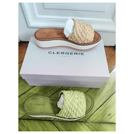 Robert Clergerie-Fleurine Clergerie Mules-Brown,White,Beige