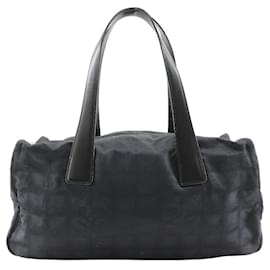 Chanel-Chanel Nylon Canvas Tote Bag-Black