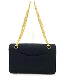 Chanel-Chanel Matelasse 25 Classic Chain Shoulder Bag Black-Black