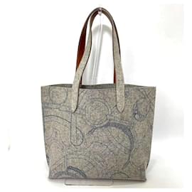 Hermès-Hermes Felt Leather Calimmy MM Tote Bag-Grey