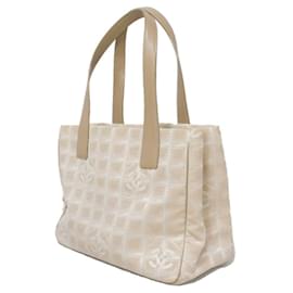 Chanel-Chanel Nylon Jacquard Tote PM A20457-Purple