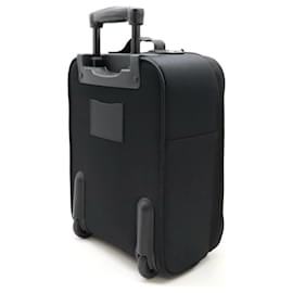 Hermès-Hermes Acapulco Mini Carry Bag Canvas Leather-Black