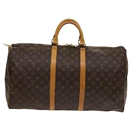 Louis Vuitton-Louis Vuitton Keepall 55-Brown
