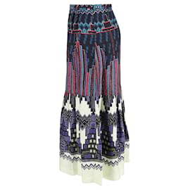 Ba&Sh- Ba&Sh Printed Midi Skirt in Multicolor Viscose-Multiple colors