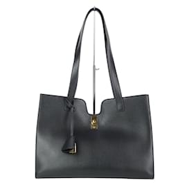 Céline-Celine Cabas 16 Calfskin Tote Bag-Black