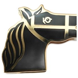 Motif Équestre Hermès Doré