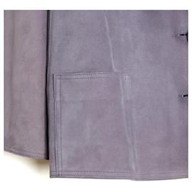 Christian Dior-Christian Dior 2000 Lilac Suede Jacket FR38 John Galliano UK10 US8-Purple