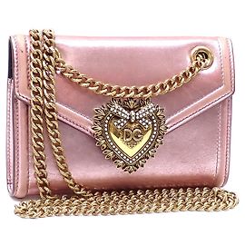 Bolsa de Ombro Devotion da Dolce & Gabbana Rosa