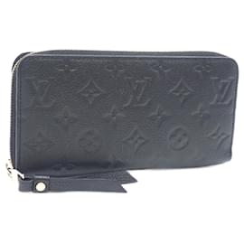 Louis Vuitton-Louis Vuitton Monogram Empreinte Long Wallet-Black