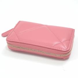 Chanel-Chanel Pink Lambskin Long Wallet-Pink