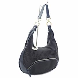 Fendi-Sac à épaule Fendi Zucchino-Noir