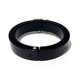 Louis Vuitton-Louis Vuitton Lockme Bangle Bracelet-Black