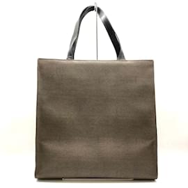 Fendi-Fendi 1925 Roma Italy Brown Faux Leather Tote Bag-Brown