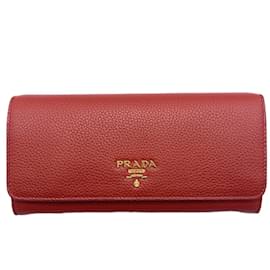 Prada-Prada Long Wallet in Saffiano Leather-Other