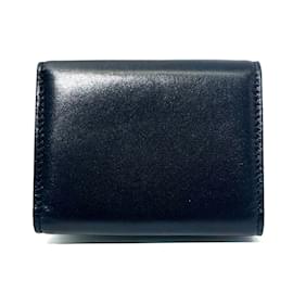 Loewe-Loewe Puffer Anagram Trifold Wallet-Navy blue