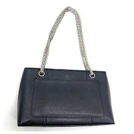Chanel-Chanel Coco Mark Caviar Skin Chain Tote Bag-Black