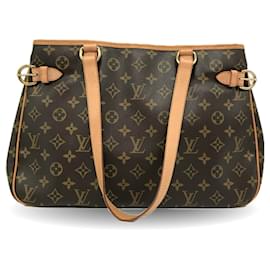 Louis Vuitton-Louis Vuitton Batignolles Horizontal Monogram Tote Bag-Brown