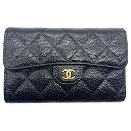 Chanel-Chanel Matelasse Medium Flap Wallet-Black