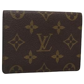 Louis Vuitton-LOUIS VUITTON Monogram Porte 2 Cult Vertical Pass Case M60533 LV Auth 119936-Monogram