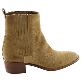 Sartore Boots en daim kaki Kaki