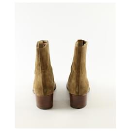 Sartore-Suede boots-Khaki