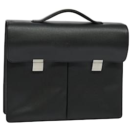 Louis Vuitton-LOUIS VUITTON Taiga Serviette Kazan Business Bag Ardoise M30802 LV Auth bs25031-Grey